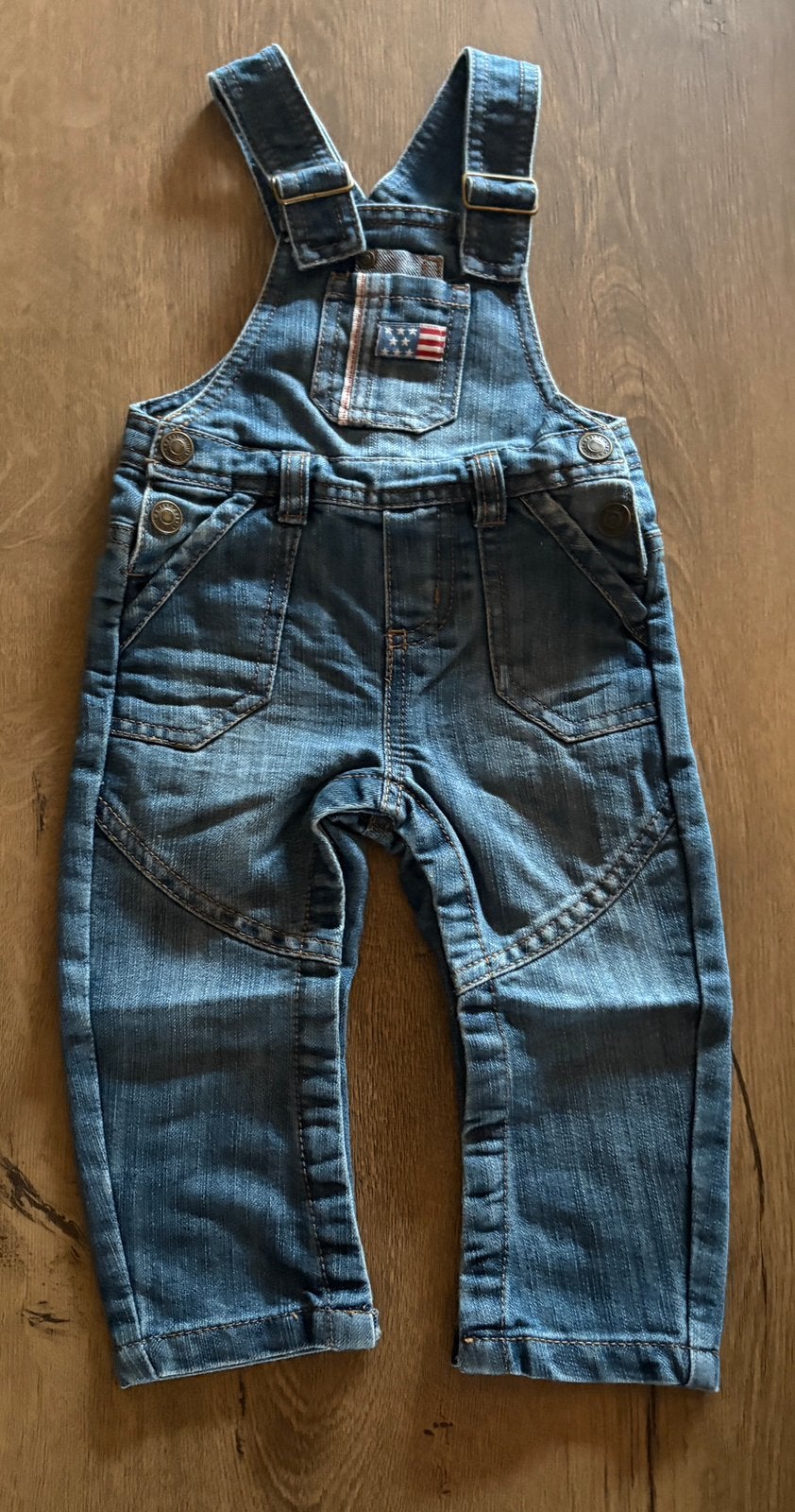 Salopette en jeans TAO - 6 mois - 68, Kinderen en Baby's, Ophalen of Verzenden, Zo goed als nieuw, Jongetje, Broekje