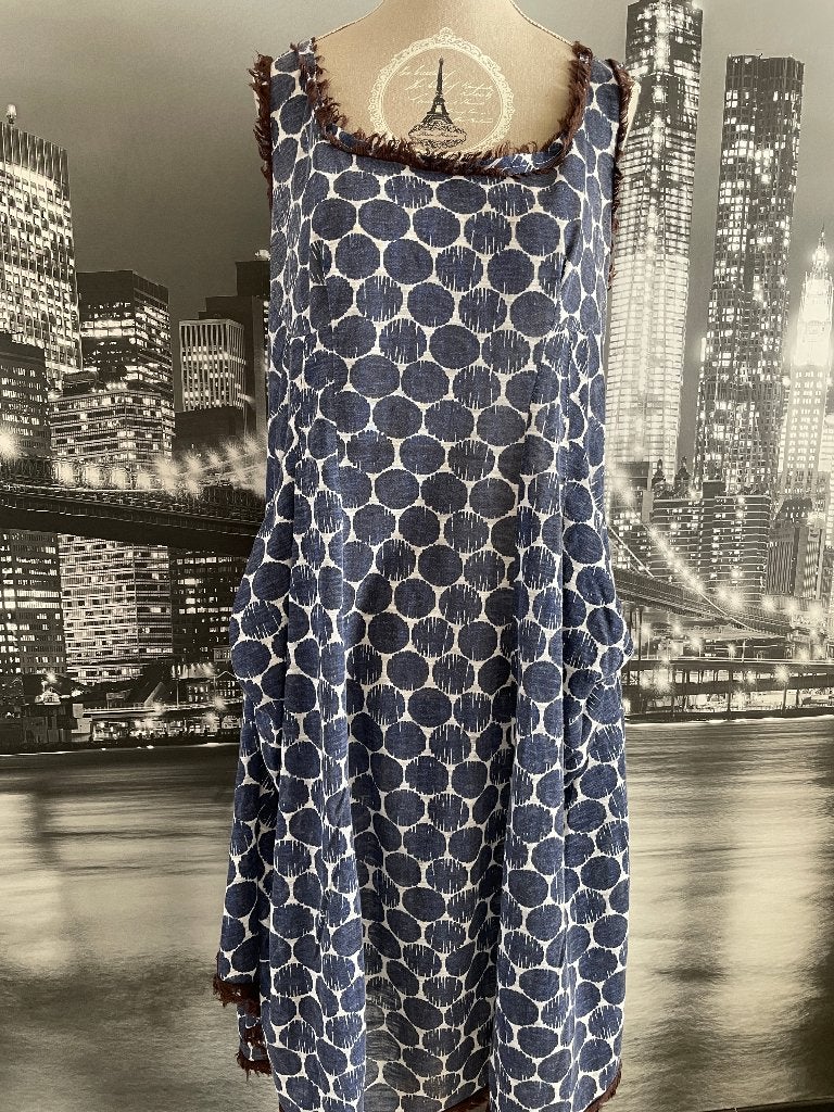 mooie zomer jurk kleed - merk Doria Salambo- 42/44, Doria Salambo, Maat 42/44 (L), Zo goed als nieuw, Onder de knie