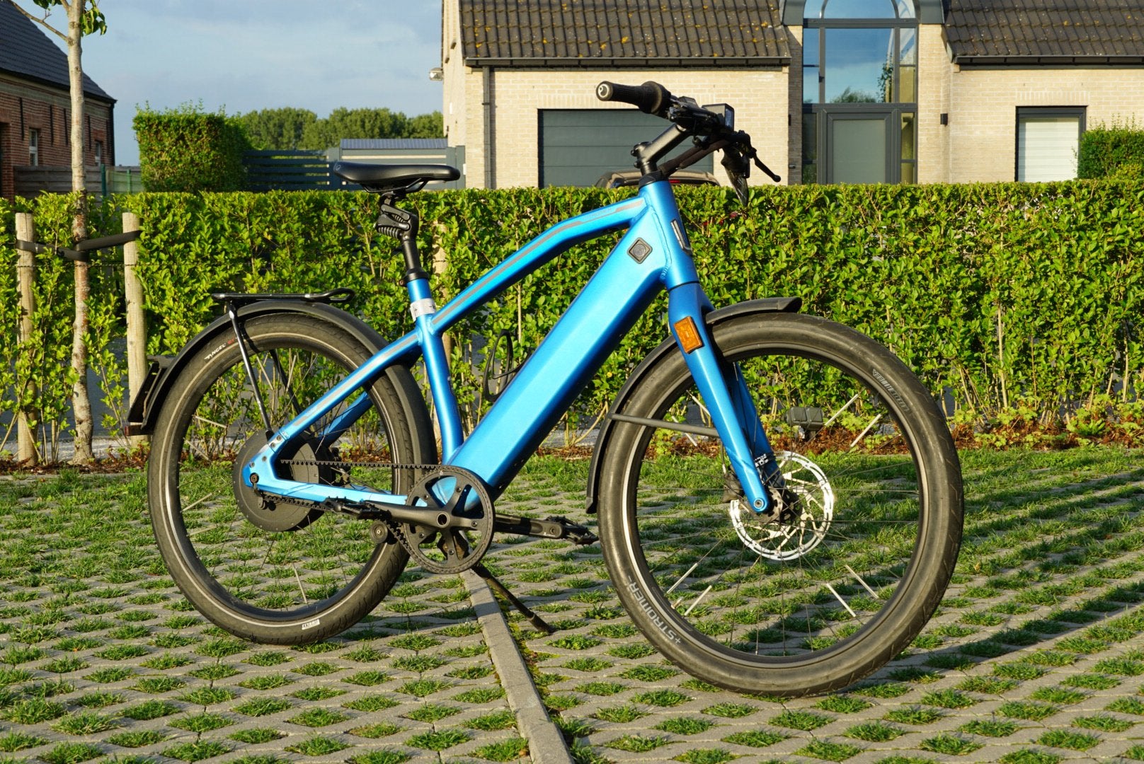 Stromer ST2 983Wh speedpedelec - belt- blauw - L, 50 km par batterie ou plus, Utilisé, Stromer, Enlèvement