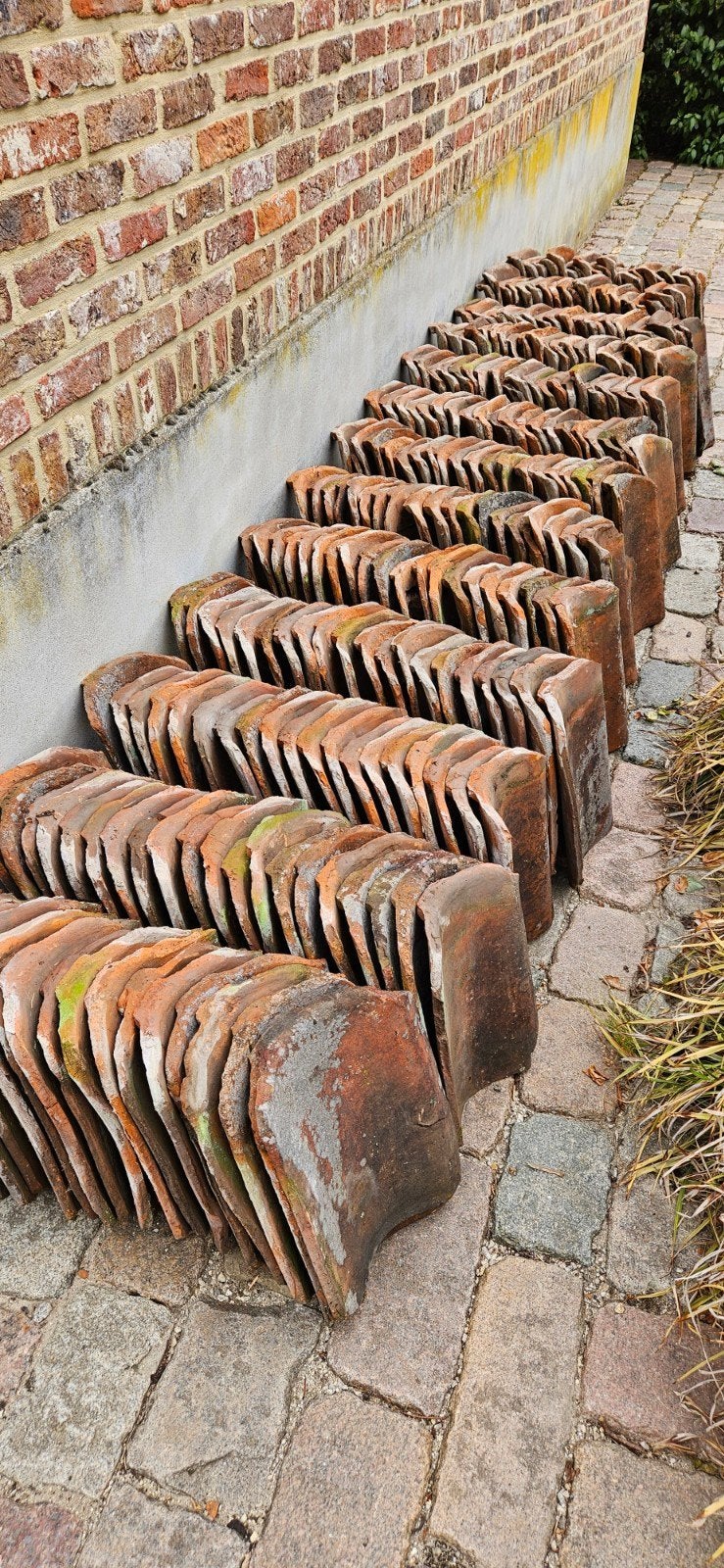 Boomse pannen 258 stuks 17m2, Doe-het-zelf en Bouw, Dakpannen en Dakbedekking, Ophalen