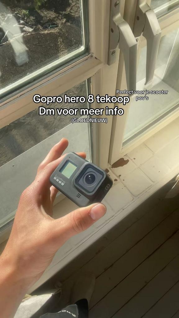 Gopro hero 8    — GLOEDNIEUWE STAAT, TV, Hi-fi & Vidéo, Enlèvement ou Envoi, Comme neuf, GoPro