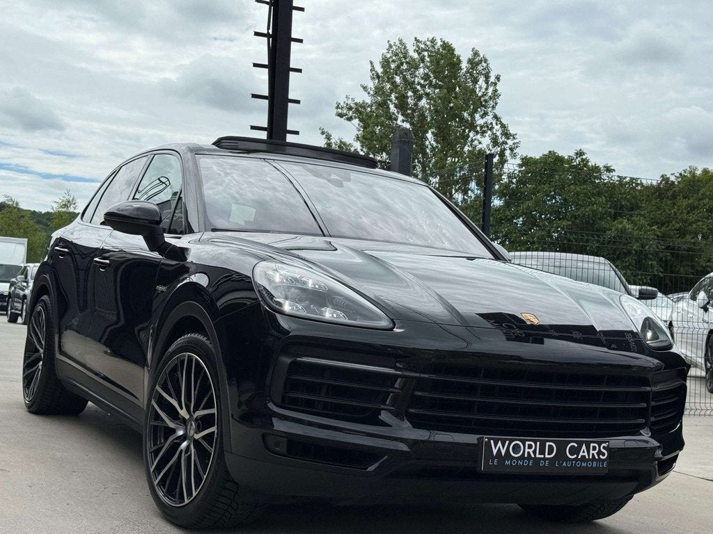 Porsche Cayenne 3.0i V6 PHEV Tiptronic S TOIT PANO - PNEUMAT, Autos, Porsche, Cuir, Euro 6, Entreprise, Noir