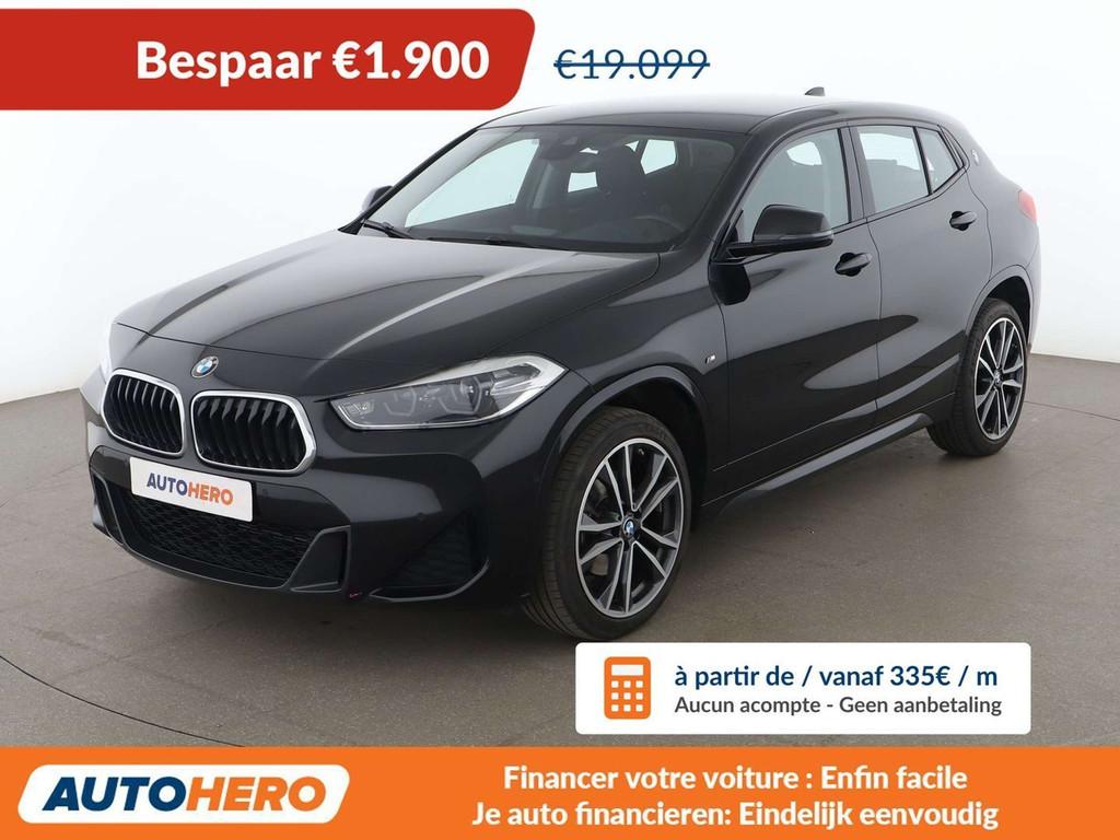 BMW X2 sDrive 18i M Sport (bj 2020), Auto's, Lichtsensor, Gebruikt, 136 pk, Zwart