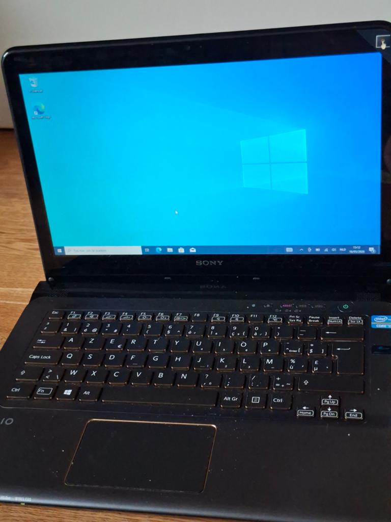 Windows 10 sony vaio WERKT PERFECT, Computers en Software, Windows Laptops, Ophalen, Intel Core i3-3110M CPU, Gebruikt, HDD