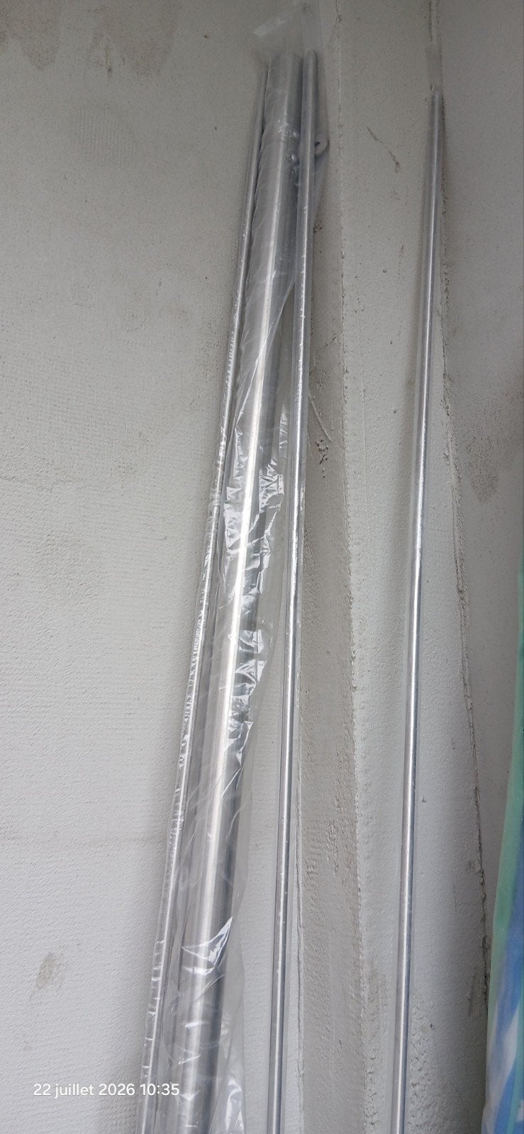 Barrière en inox métal Neuf, Jardin & Terrasse, Neuf, Moins de 200 cm, Abri de jardin, Métal
