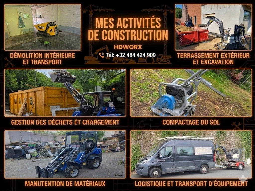 Démolition construction, Désamiantage, Travaux de démolition extérieure