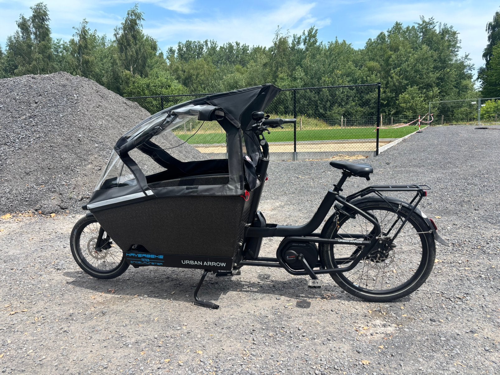 Urban arrow Bakfiets, Fietsen en Brommers, Gebruikt, 3 kinderen, Elektrisch, Schijfrem