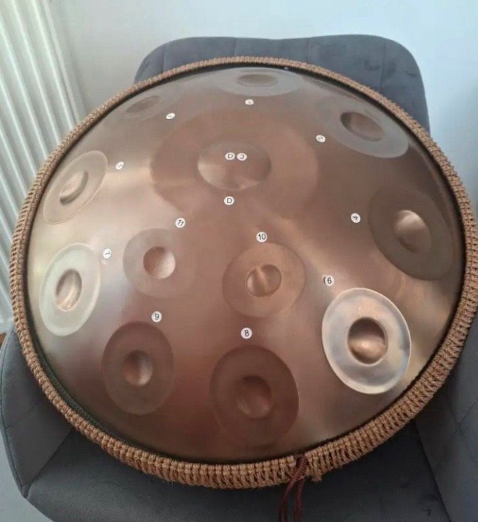 Handpan 12 noten D Kurd 440 Hz, nieuw en ongebruikt, Enlèvement ou Envoi, Neuf, Tambour