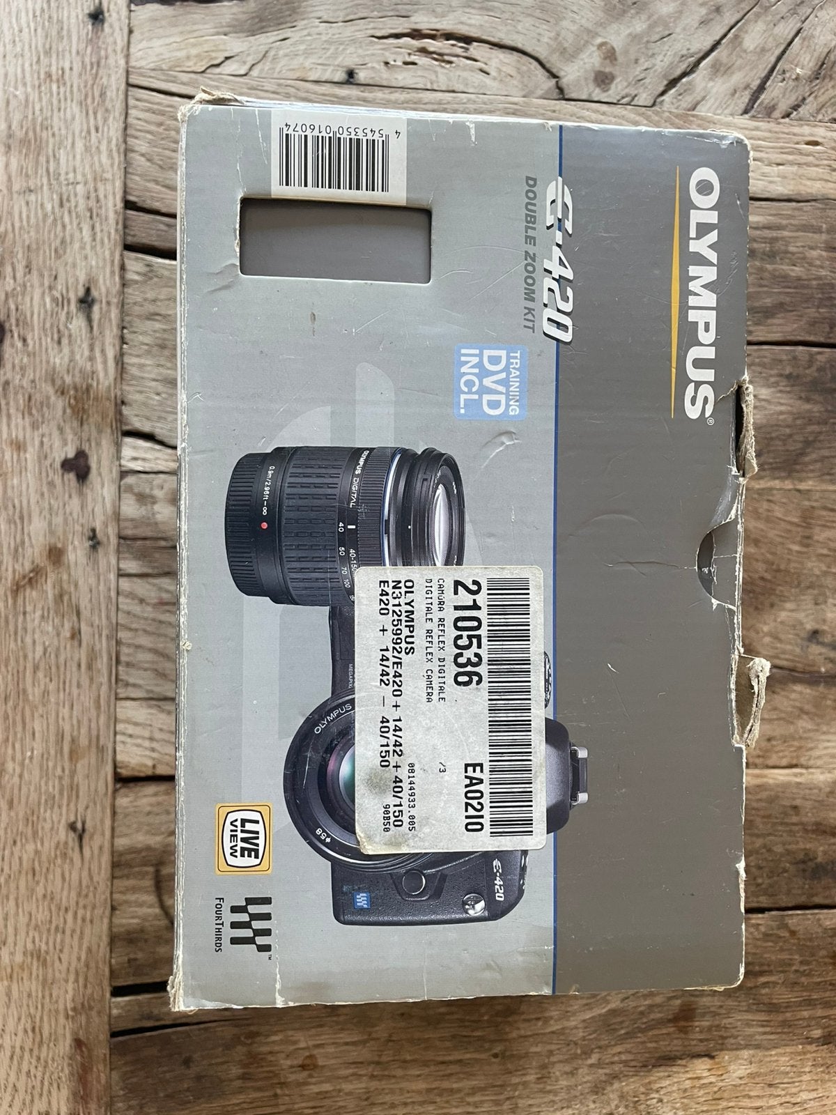 Olympus E-420 + ED 14-42mm + ED 40-150mm, Ophalen, Spiegelreflex, Olympus, Minder dan 4 keer