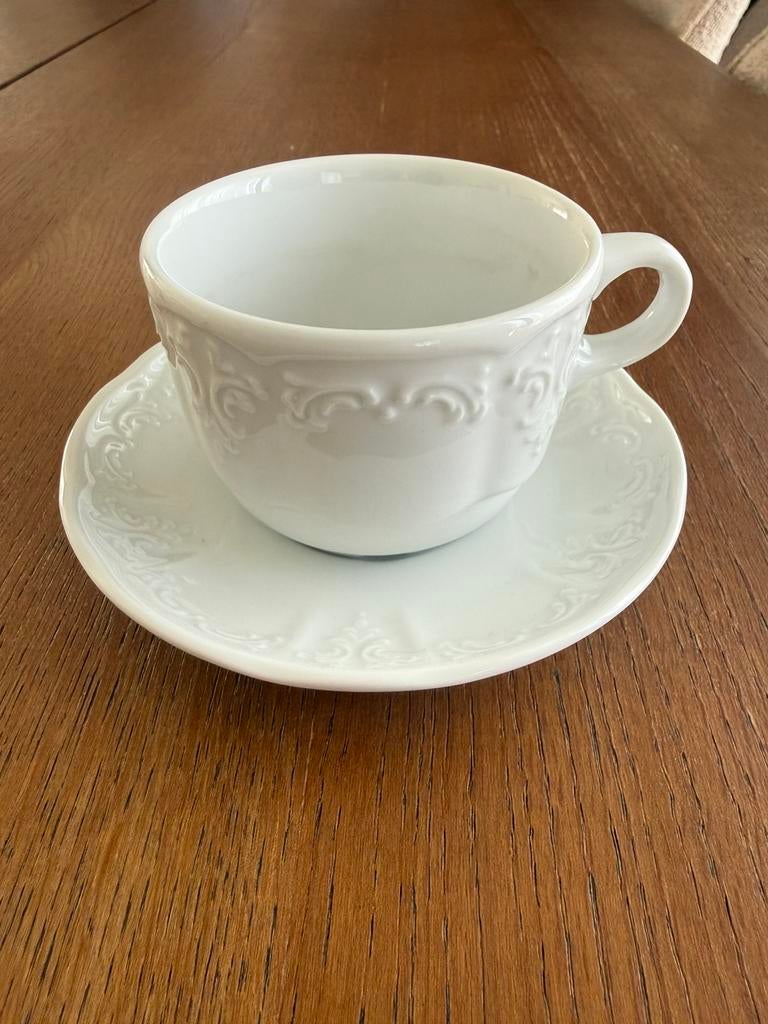Set tasse porselein, Ophalen, Zo goed als nieuw