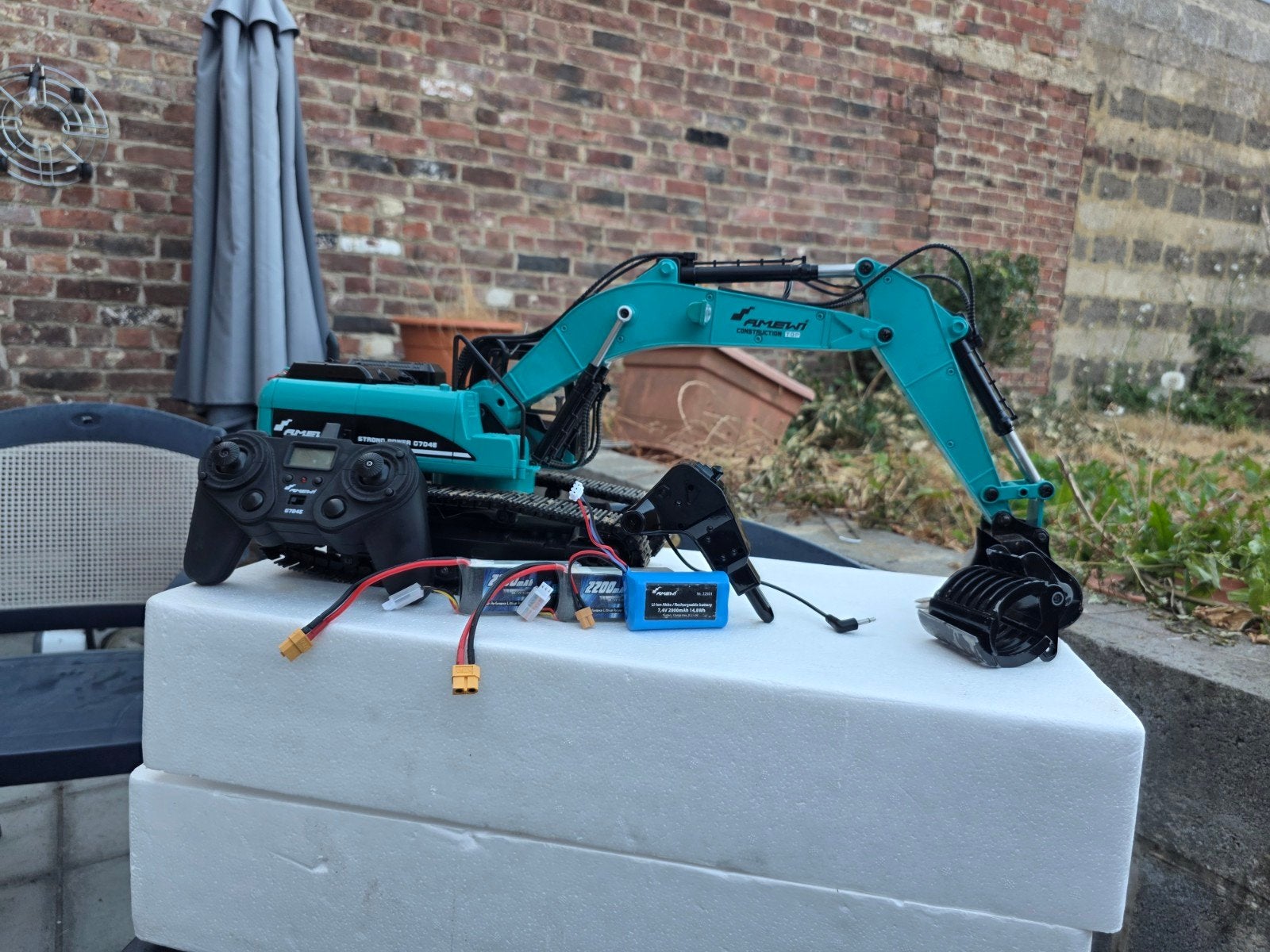 grue électrique, Enlèvement, Chargeuse-pelleteuse