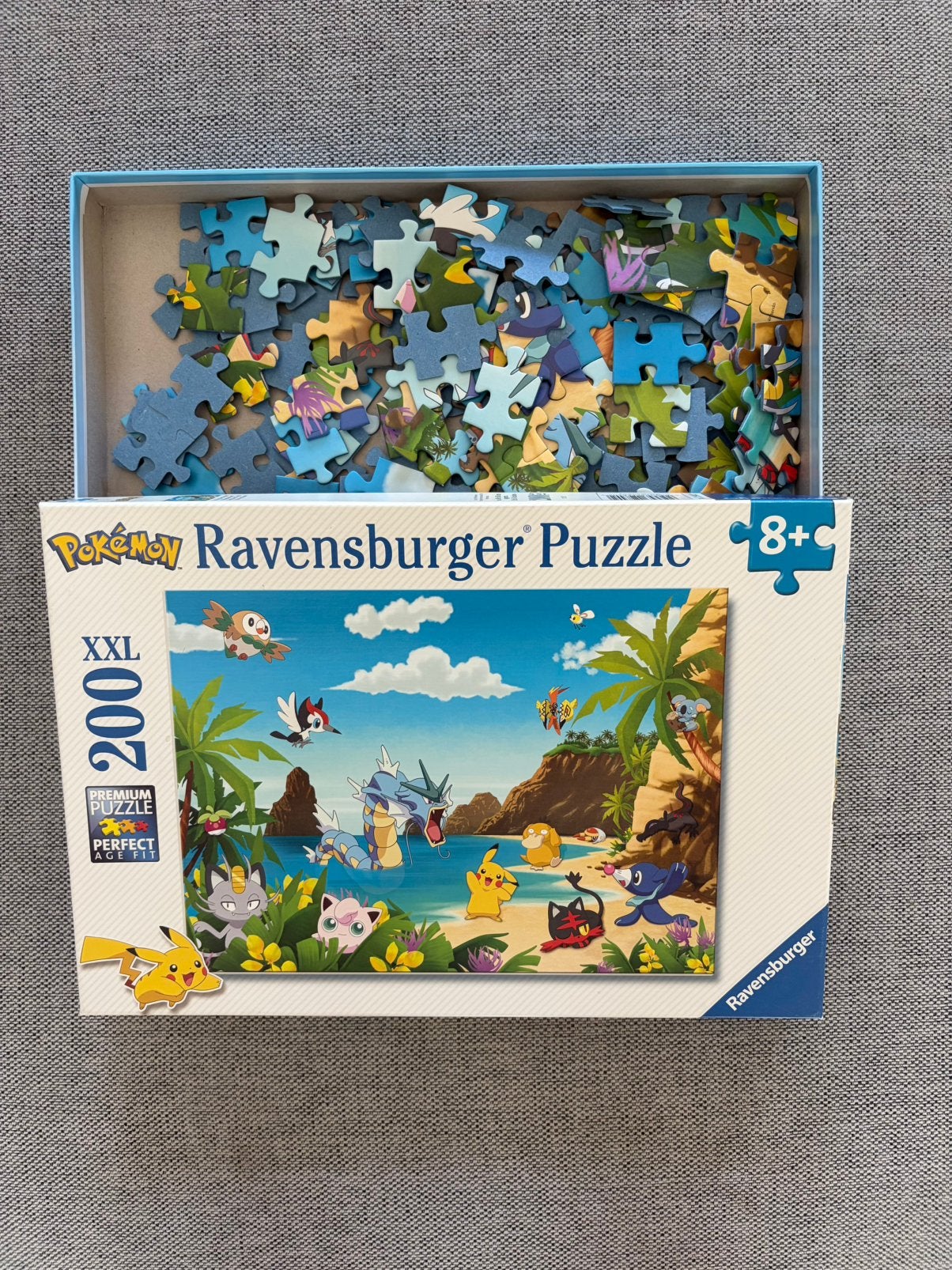 Pokemon puzzel 8+ 200stuks, Ophalen of Verzenden, Gebruikt
