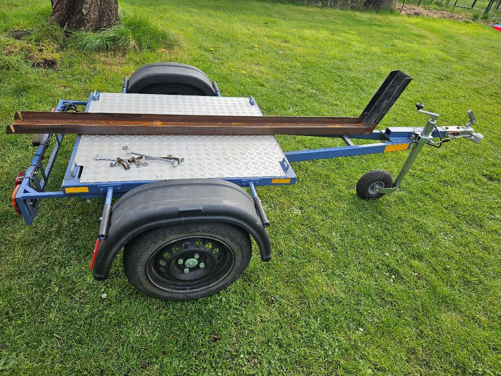 Motor aanhangwagen / bakwagen, Ophalen, Gebruikt