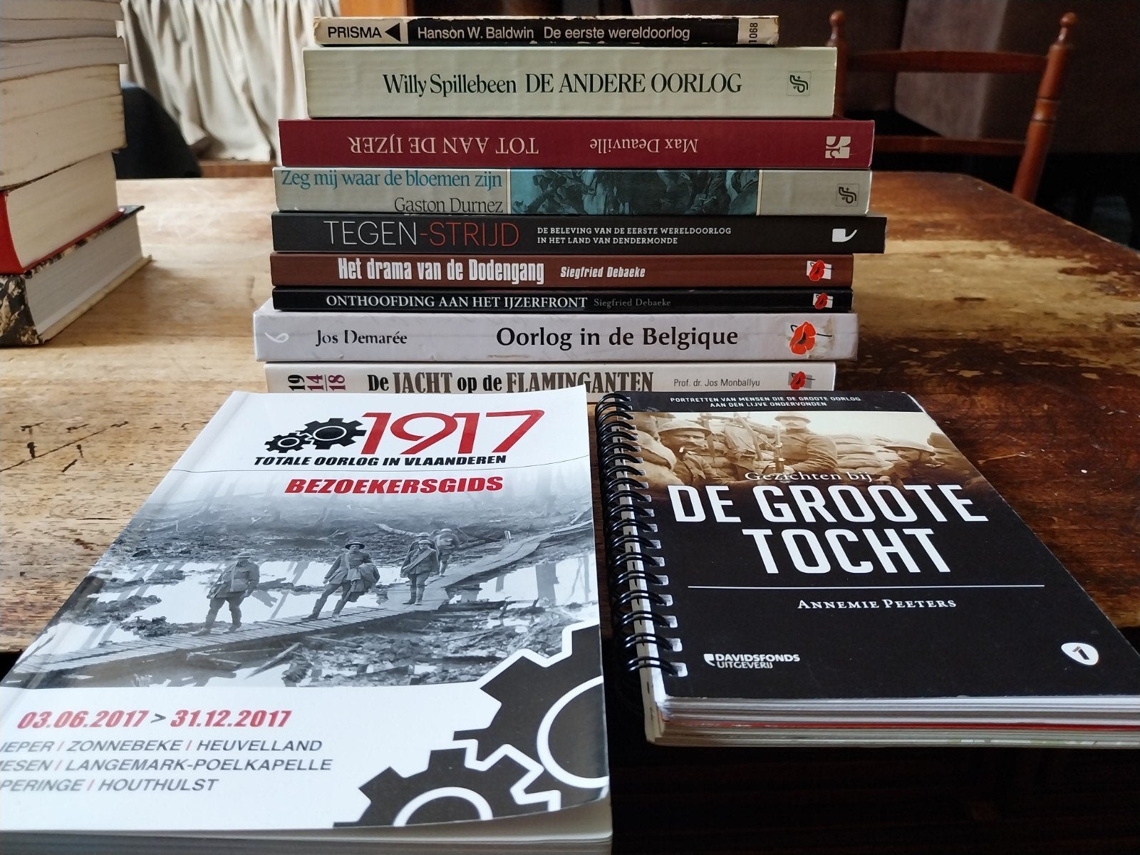 1ste wereldoorlog leesboeken, Enlèvement ou Envoi