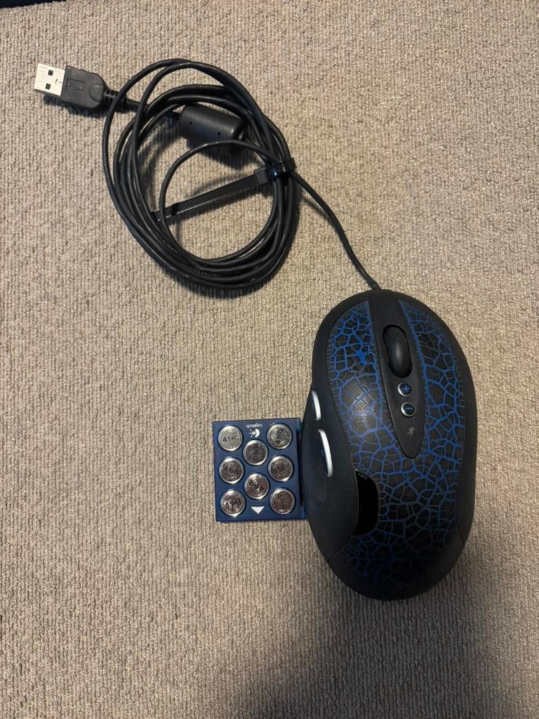 Logitech g5, Computers en Software, Muizen, Ophalen, Gebruikt