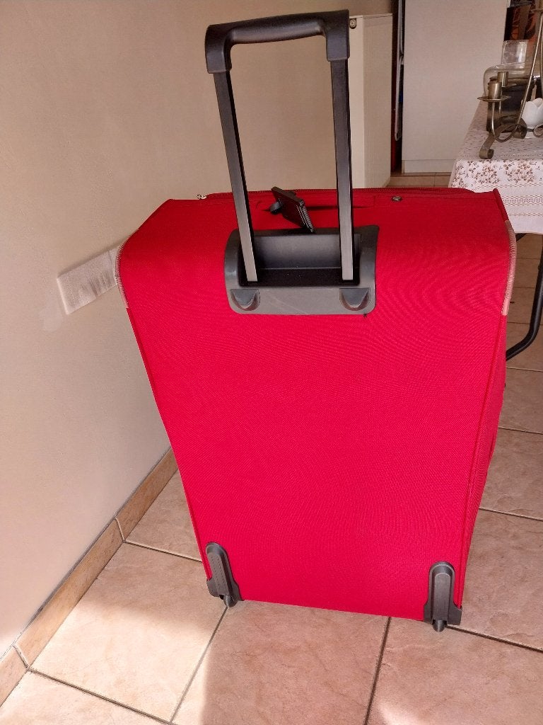 Valise rouge 30x50x80, Enlèvement, Comme neuf, Poignée extensible