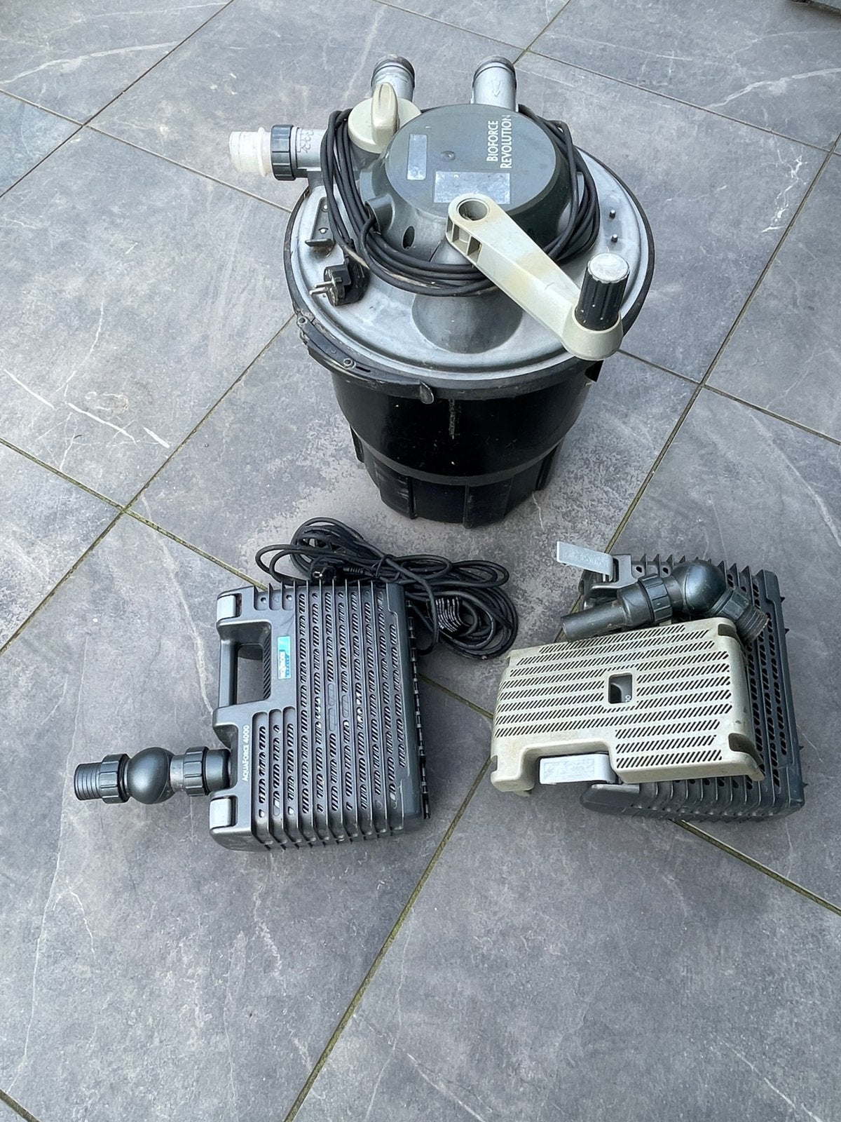 Vijverfilter pomp set Hozelock Aquaforce 4000, Ophalen of Verzenden, Gebruikt, Vijverfilter