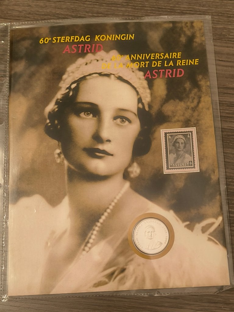 Herdenkings blad Koningin Astrid, Verzamelen, Ophalen of Verzenden, Nieuw, Postzegel(s) of Munt(en)