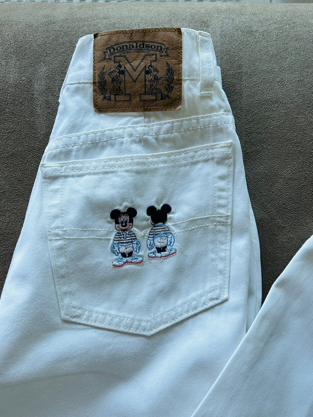 Witte Donaldson broek, maat 26, Kleding | Dames, Spijkerbroeken en Jeans, Ophalen of Verzenden, Zo goed als nieuw, Wit