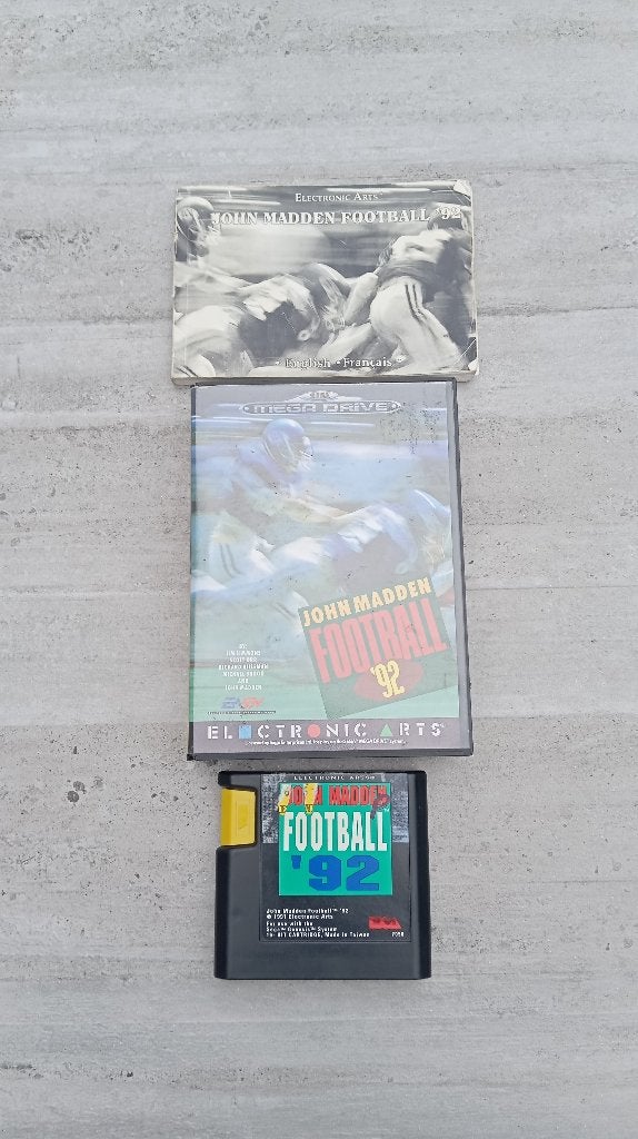Sega Mega Drive game John Madden Football '92 - compleet, Games en Spelcomputers, Ophalen of Verzenden, Gebruikt, Mega Drive