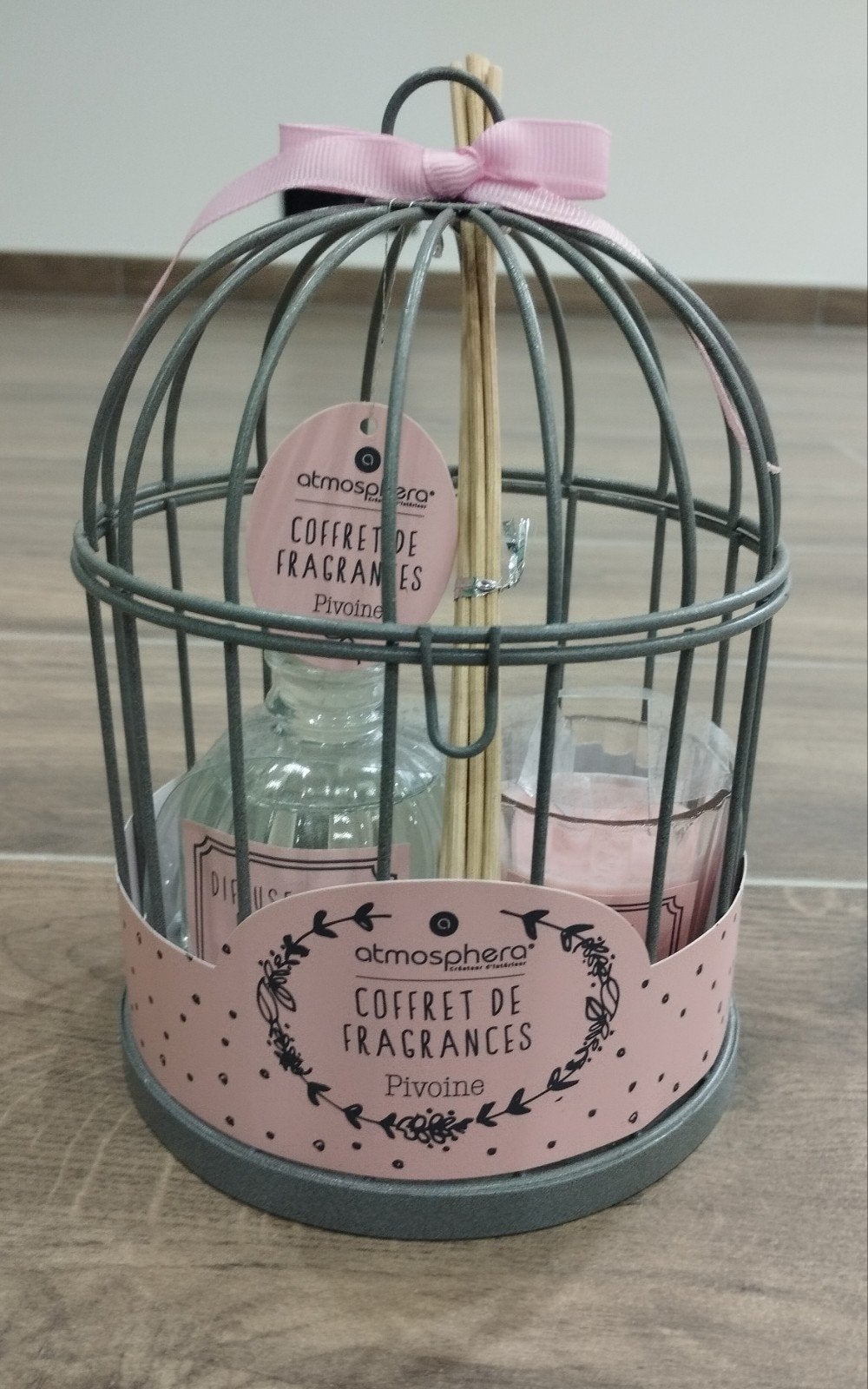 Diffuseur de parfum et petite bougie pivoine, neuf, Neuf, Bougie