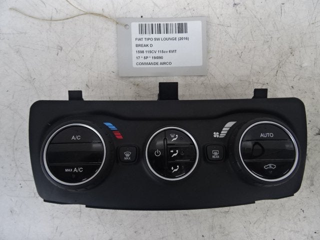 BEDIENINGSPANEEL AIRCO Tipo (356W / 357W) (07356601370), Gebruikt, Fiat