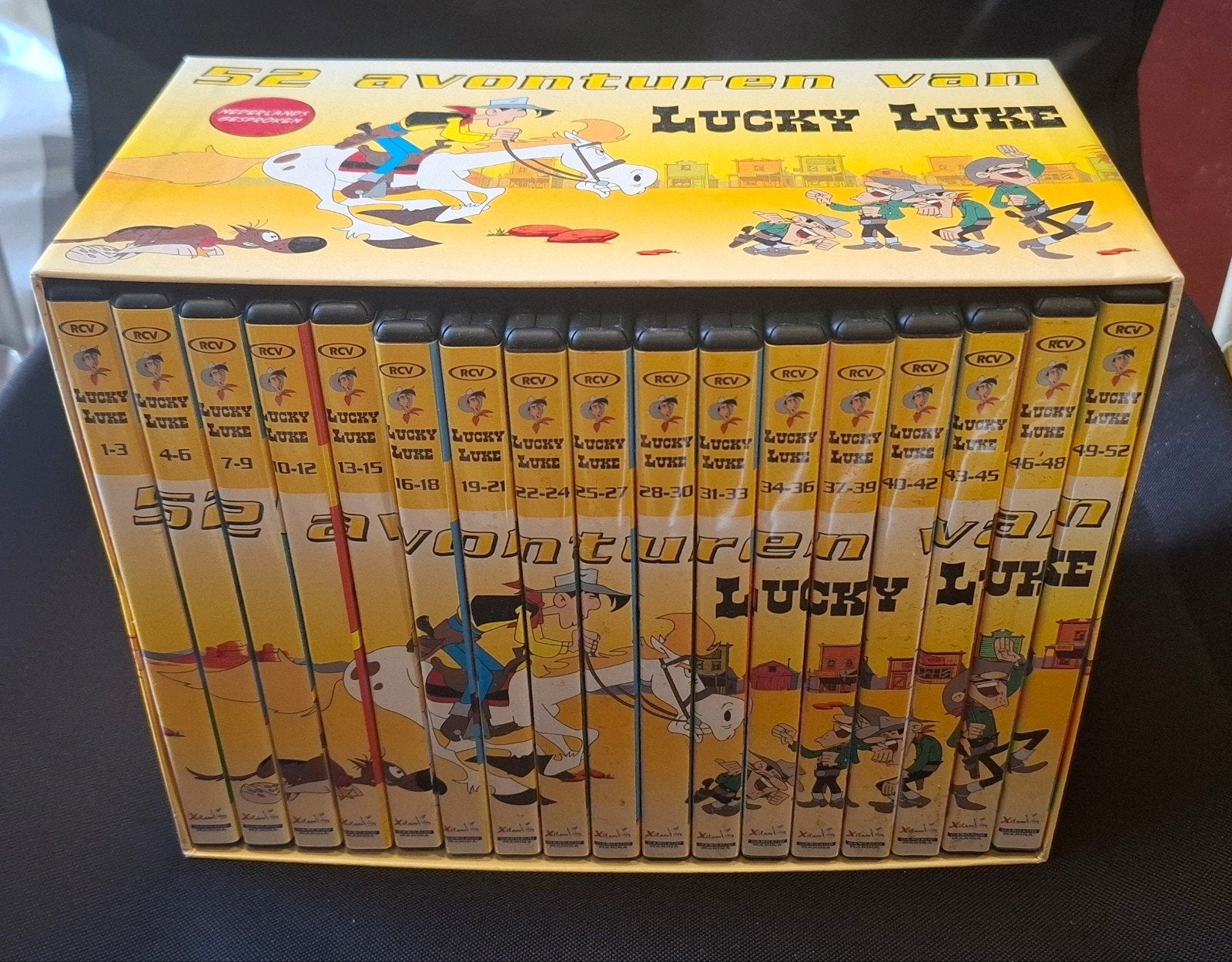 Lucky Luke DVD Box 17 Stuks, Ophalen, Tekenfilm, Alle leeftijden, Nederlands