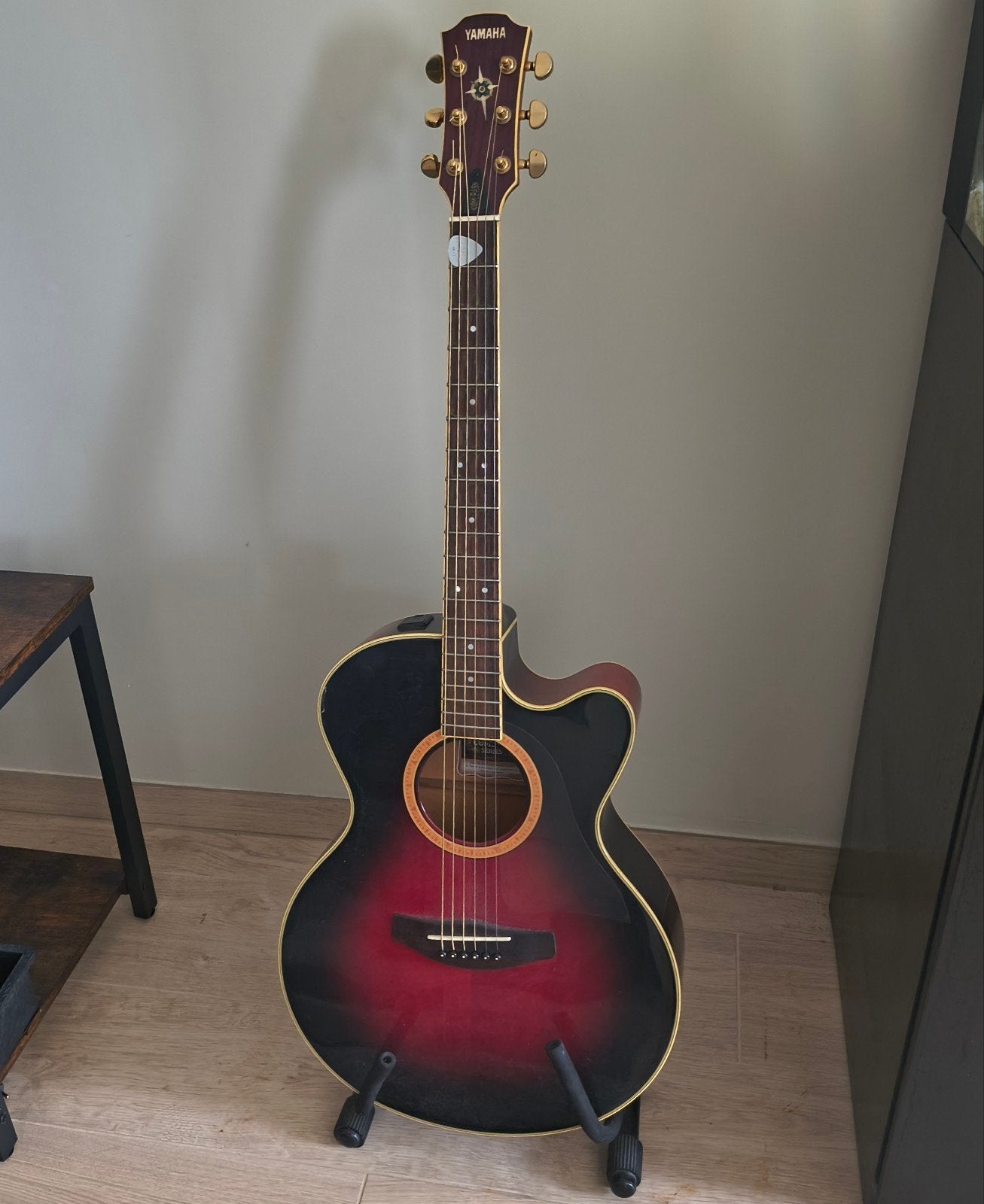 elektrisch akoestische gitaar Yamaha CPX 8 SY, Ophalen, Met koffer