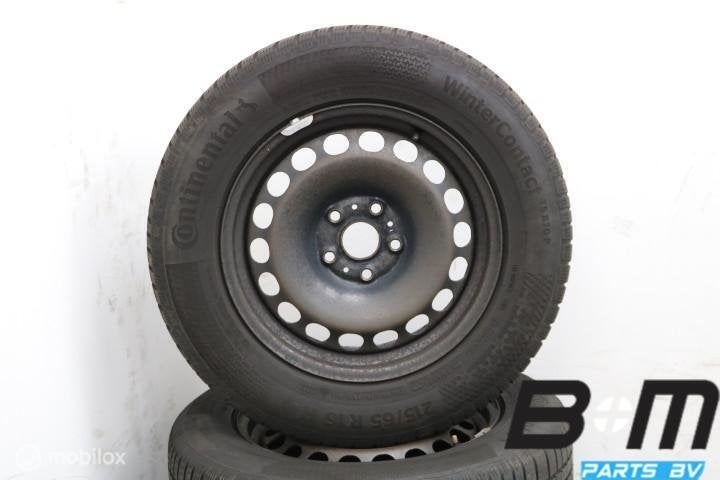 WINTER! Org. 17 inch stalen velgen VW Tiguan 5N 7N0601027A, Utilisé, Jante(s)