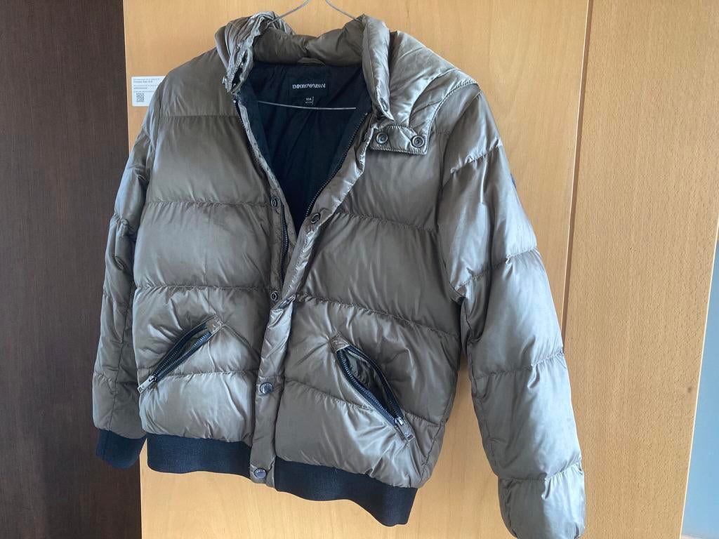 Veste d'hiver verte Armani Youth 10a 142 cm, Enlèvement, Comme neuf