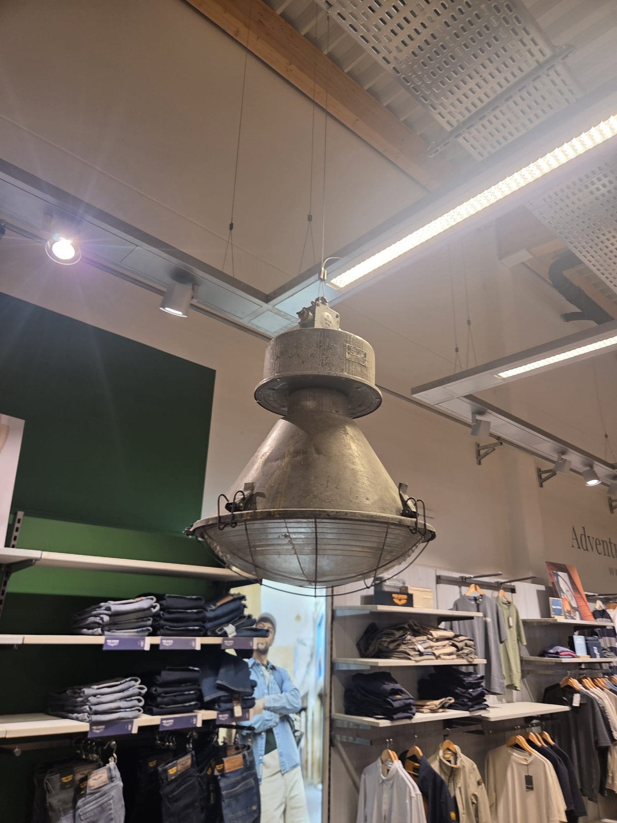 Vintage Industriele lampen, Ophalen, Zo goed als nieuw