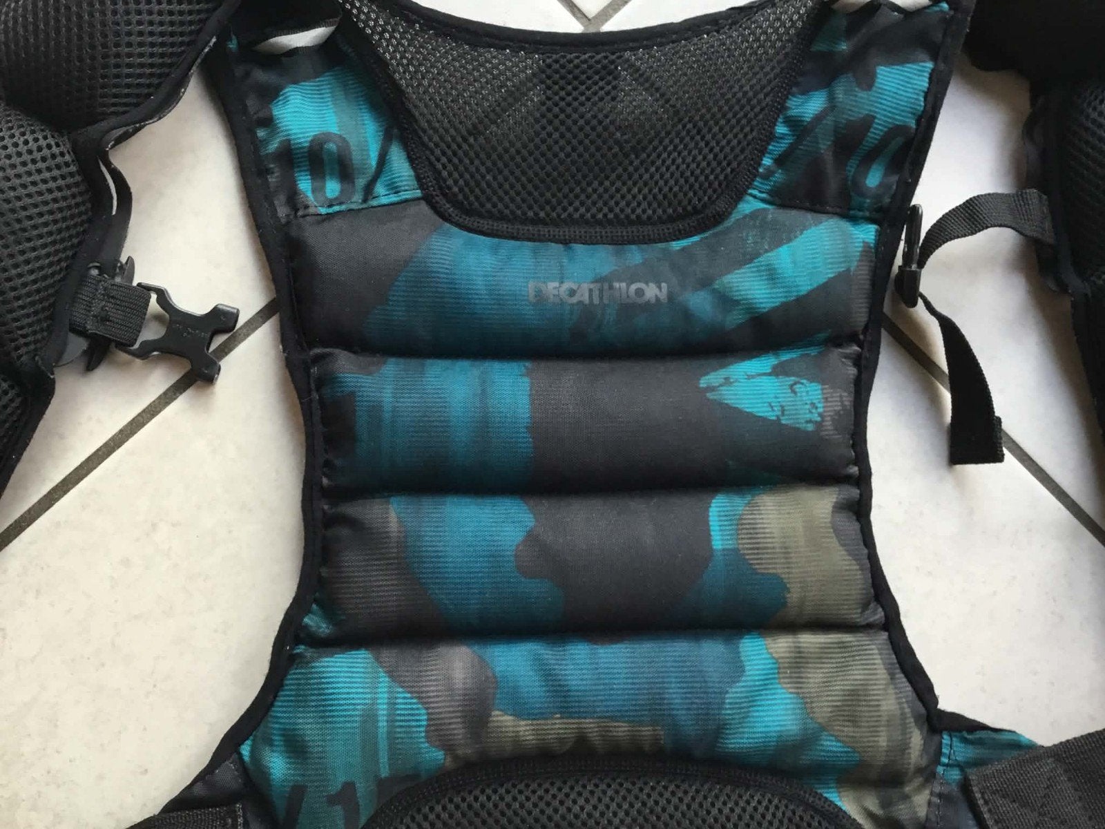 gewichtsvest 5 kg decatlon, Sport en Fitness, Ophalen of Verzenden, Gebruikt, Borst, Overige typen