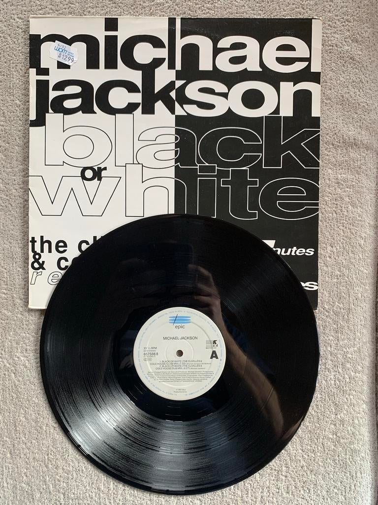 Michael Jackson - Black or white, Ophalen of Verzenden, Gebruikt, 12 inch