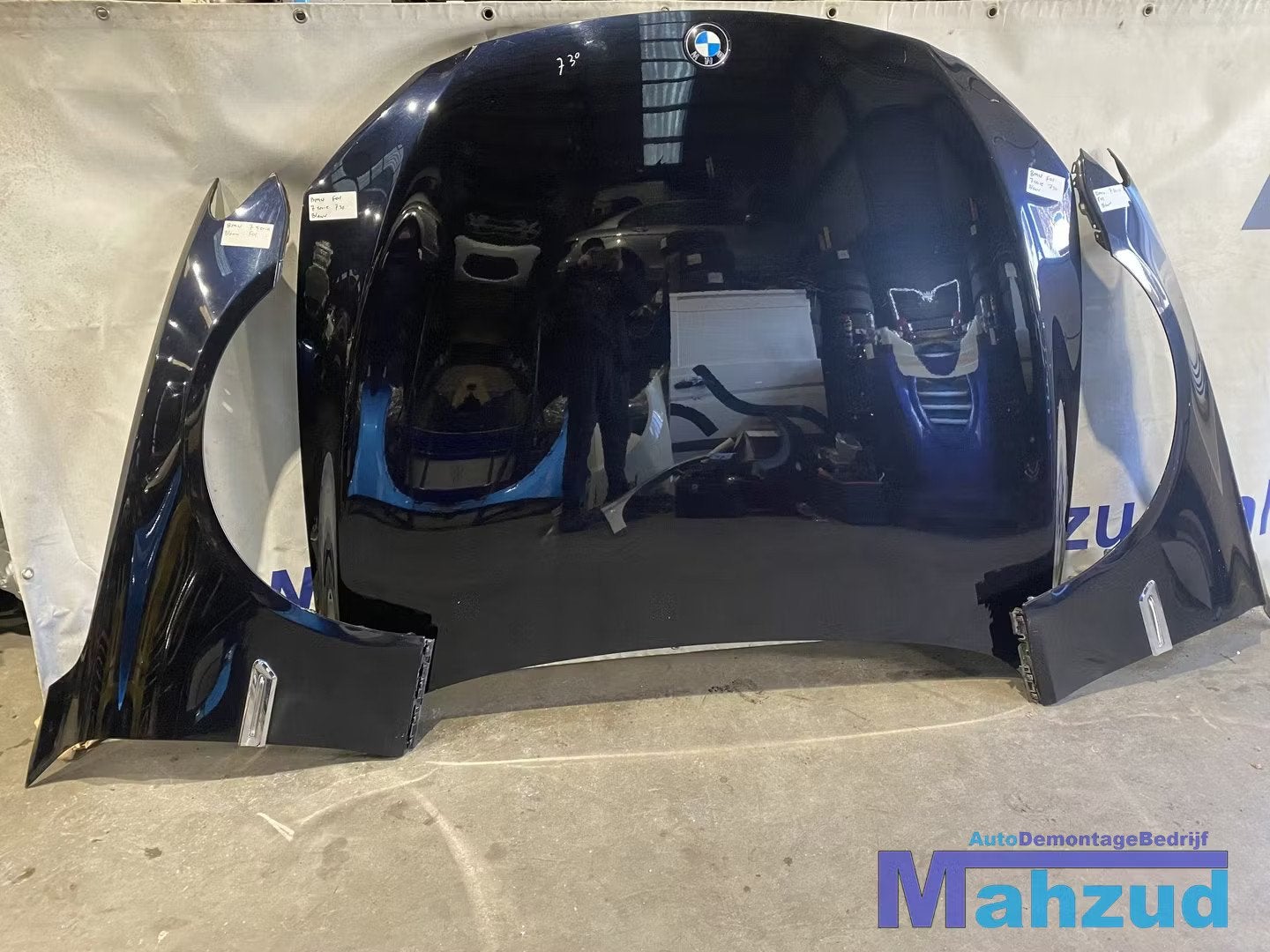 BMW 7 SERIE F01 Blauw motorkap links rechts scherm 08-15, Petuelring 130
80788  Munich, DE, Gebruikt, Info@bmw.de, BMW