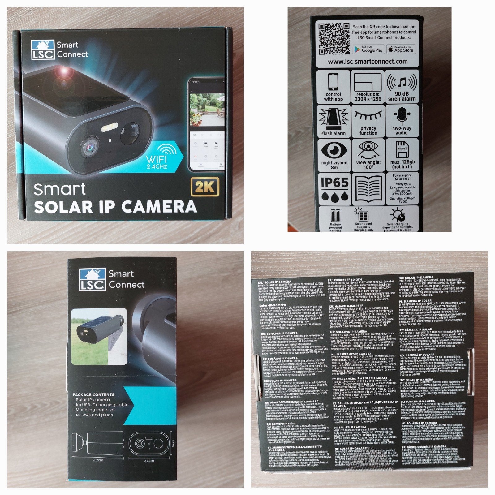 lsc smart solar IP camera nieuw!, Ophalen of Verzenden