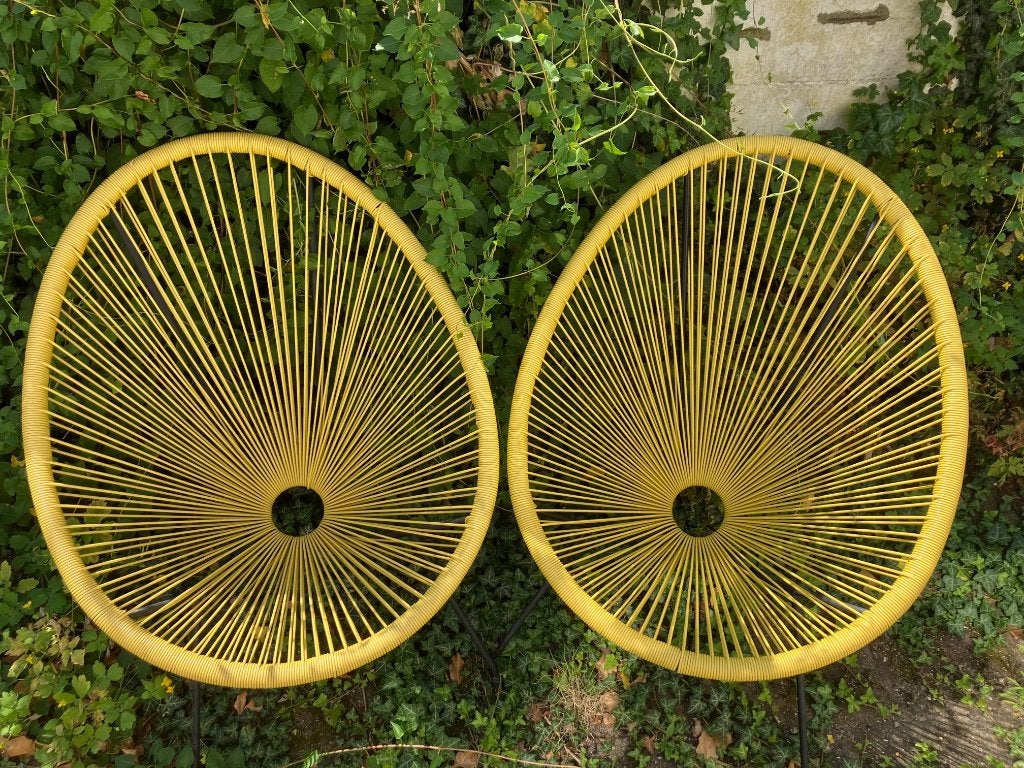 Acapulco Tuinstoelen., Jardin & Terrasse, Chaises de jardin, Enlèvement, Utilisé, Synthétique, Empilable