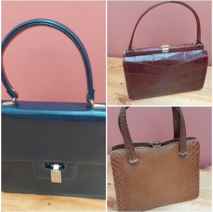3 sacs à main vintage/rétro, Informatique & Logiciels, Enlèvement ou Envoi