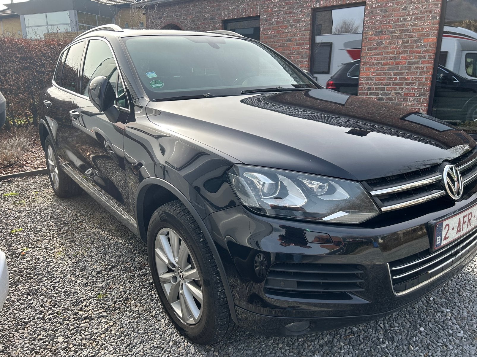 Volkswagen touareg lichte vracht, Euro 5, Zwart, Zwart, Leder
