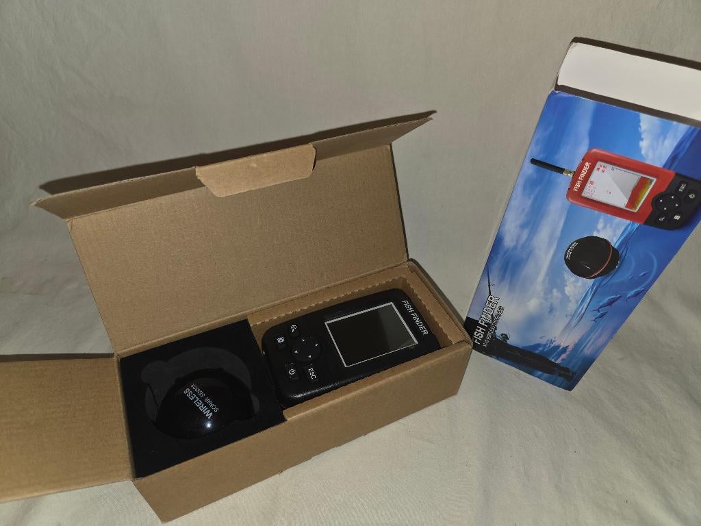 Draadloze fishfinder kleurenscherm Sonar Sensor diepwater, Watersport en Boten, Ophalen of Verzenden, Nieuw, Vislijn