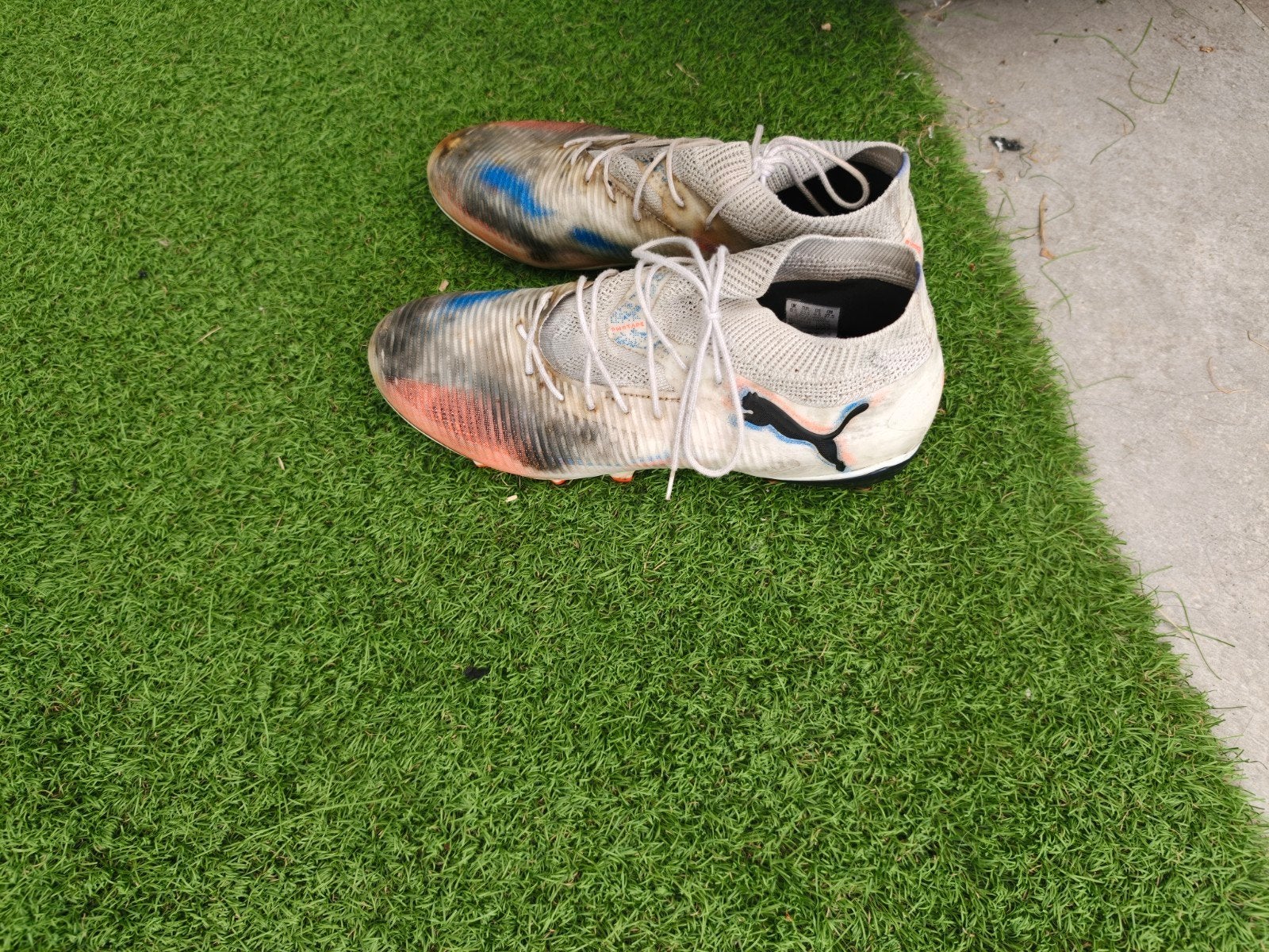 voetbalschoenen maat 43 puma, Sport en Fitness, Voetbal, Ophalen, Gebruikt, Schoenen