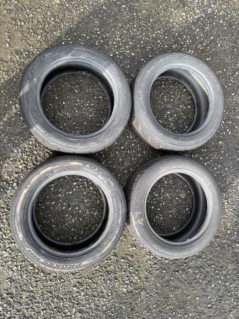 195/50/r15 semi slicks toyo r888r, Ophalen, Gebruikt, 15 inch, Band(en)