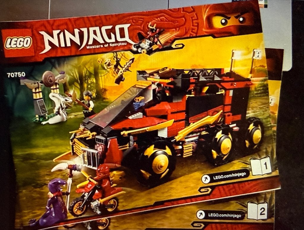 Practige Lego auto set 70750, Lego, Ophalen of Verzenden, Zo goed als nieuw, Ninjago
