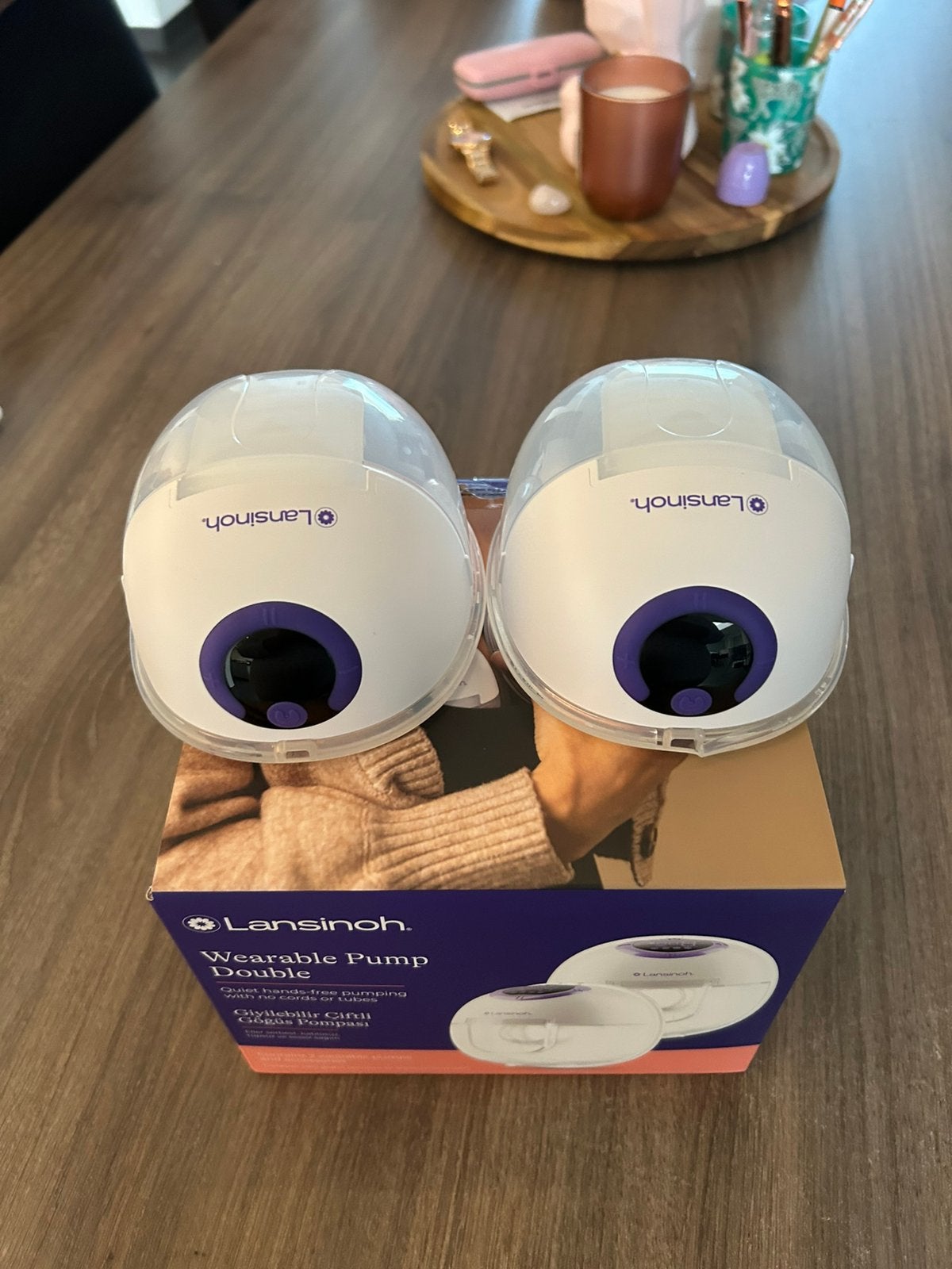 Dubbele handsfree kolf Lasinoh, Enlèvement, Comme neuf