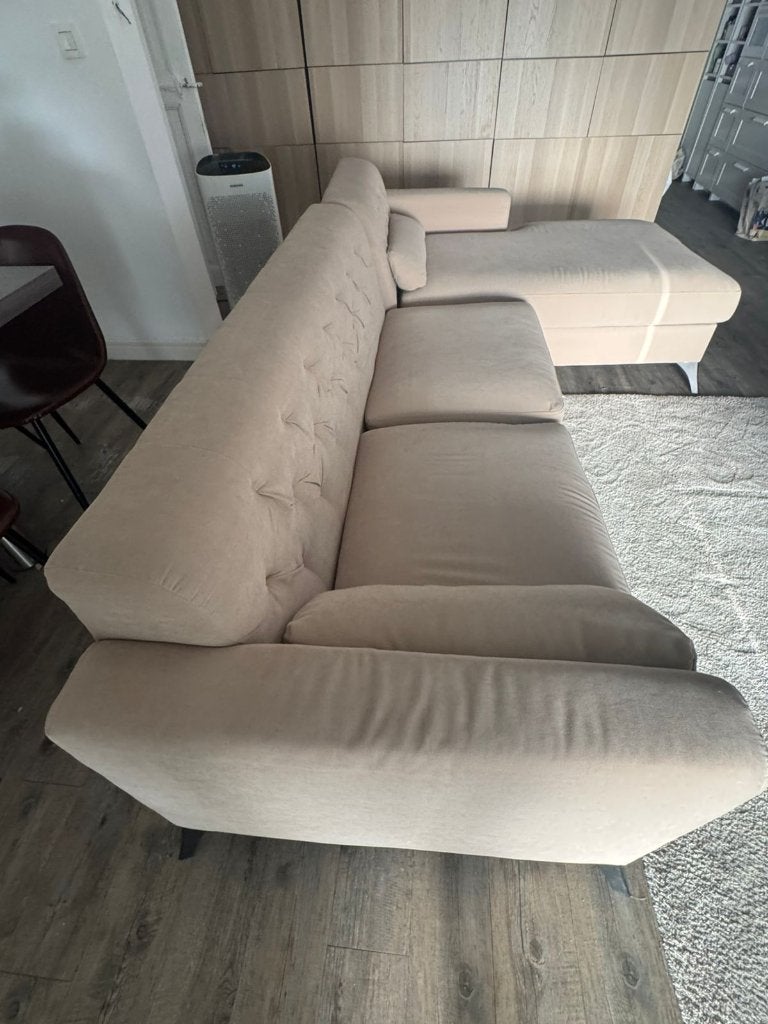 Canapé Guy Laroche Home, Maison & Meubles, 250 à 300 cm, Banc d'angle, Tissus, Comme neuf