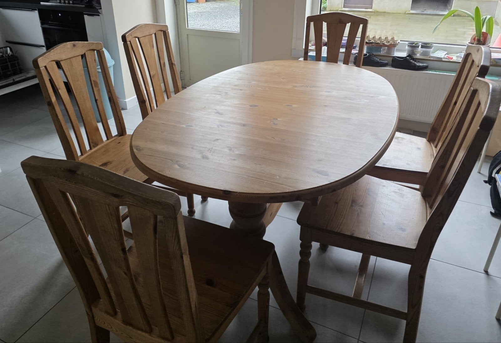 Table avec 6 chaises, Maison & Meubles, Salles à manger complètes, Enlèvement