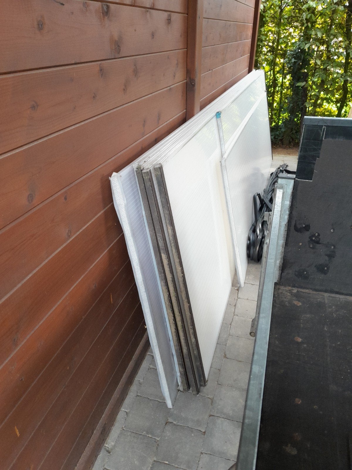 kunstof dakplaten veranda, Doe-het-zelf en Bouw, Dakpannen en Dakbedekking, Ophalen