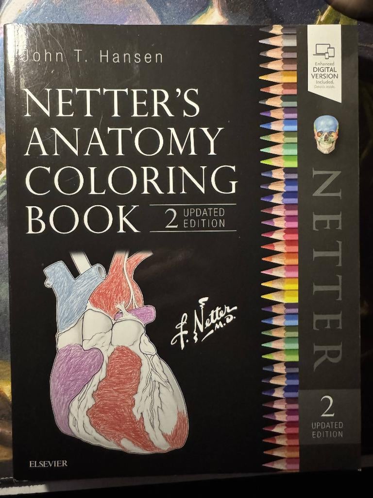 Netter's Anatomy coloring book, Boeken, Verzenden, Zo goed als nieuw, Hogeschool, John T. Hansen