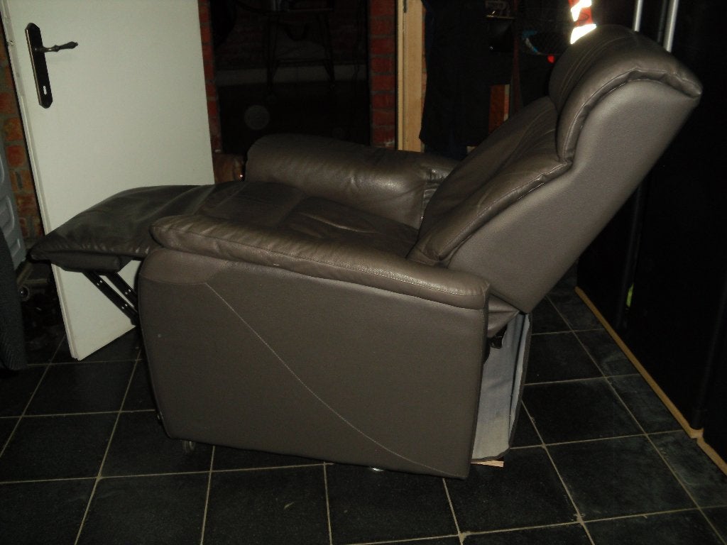 elektrische relax zetel, Huis en Inrichting, Ophalen, Zo goed als nieuw, Eenpersoons, Leer