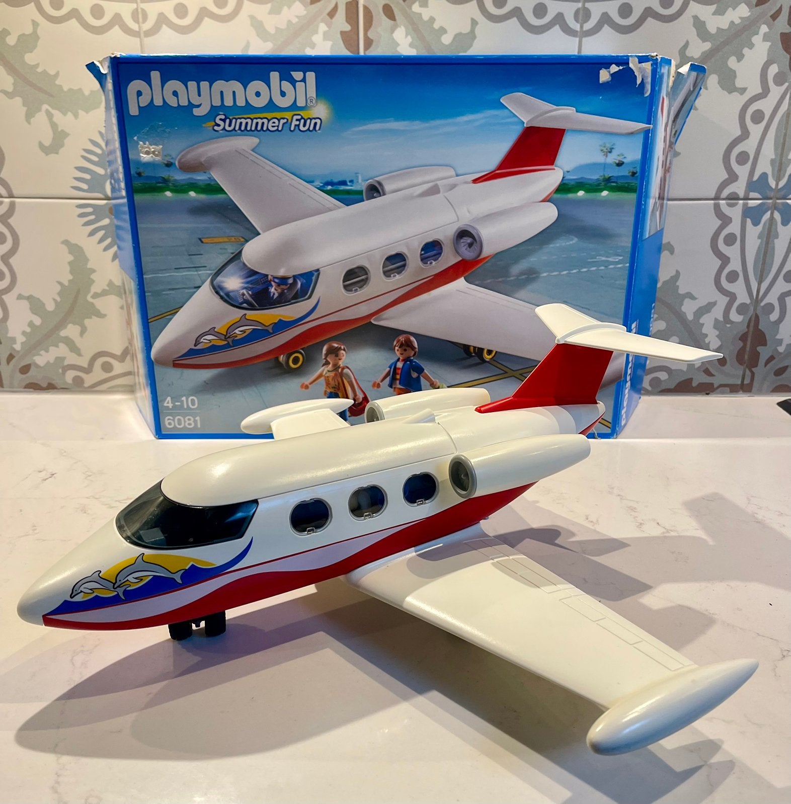 Jet prove playmobil, Enlèvement ou Envoi, Kit complet, Utilisé, Véhicule