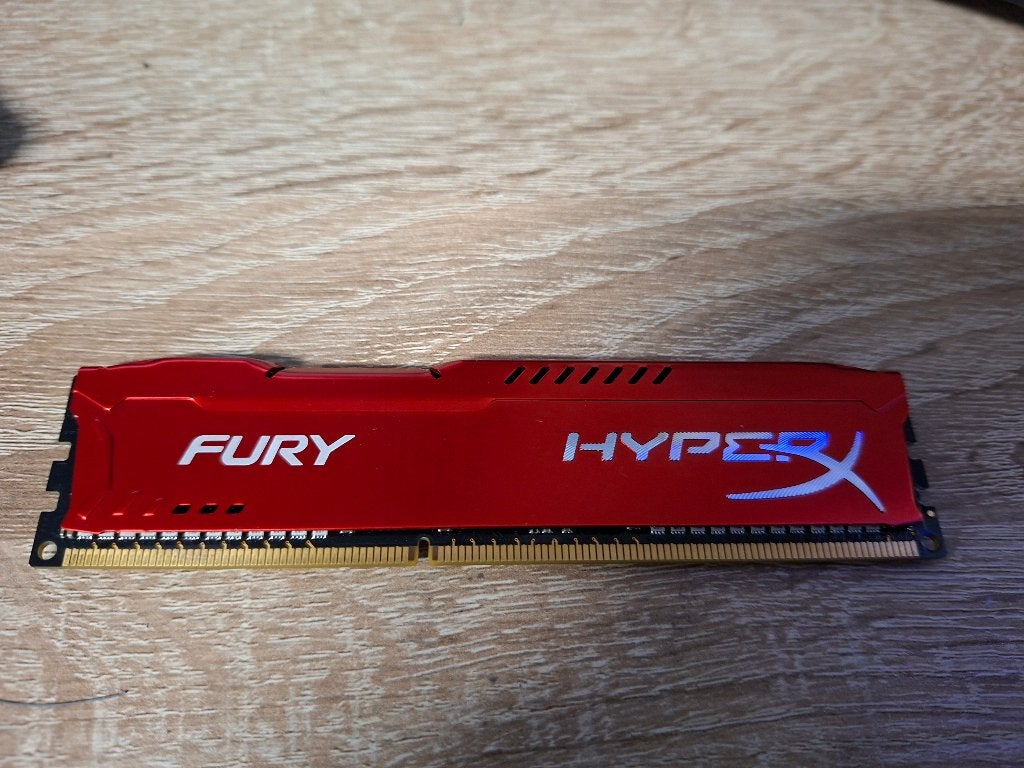 Hyper X Fury DDR3 4GB, Computers en Software, DDR3, Ophalen of Verzenden, Zo goed als nieuw, Desktop